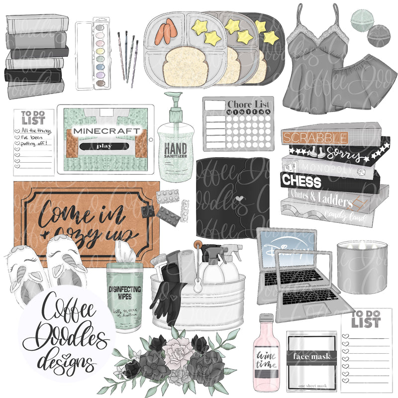 Homebound Neutral Collection Inspired Inspired Clipart