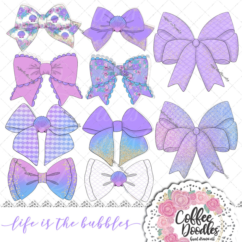 Life Is Bubbles BOW Inspired Clipart