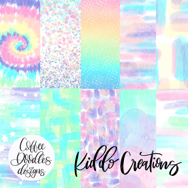 Kiddo Creation Collection Inspired NOT SEAMLESS Inspired Digital Paper Pack