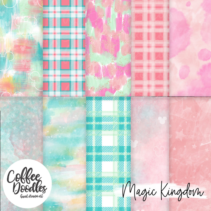 - Merry Kingdom Bright Inspired NOT SEAMLESS Inspired Digital Paper Pack