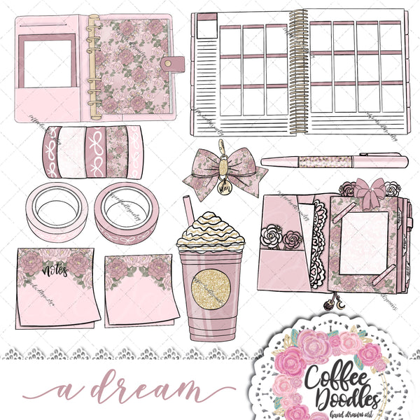 A Dream Inspired Clipart Planners