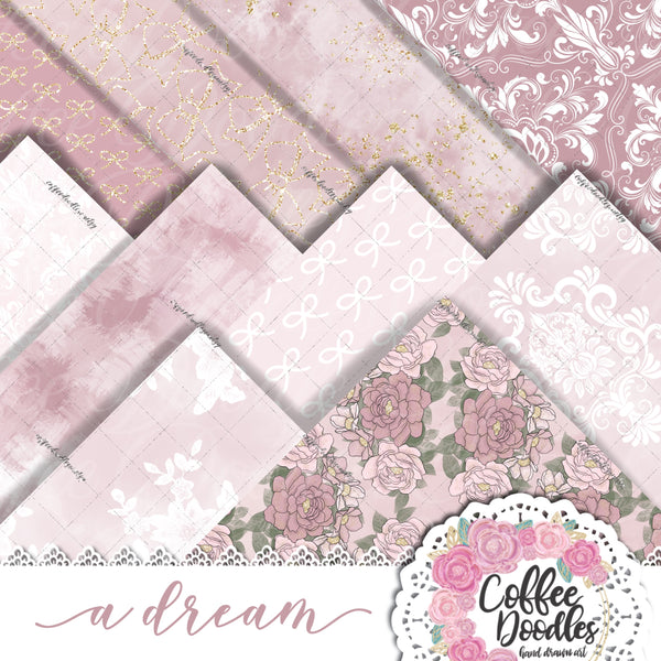 A Dream NOT SEAMLESS Inspired Digital Paper Pack